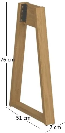 Noha k psacímu stolu Neptun