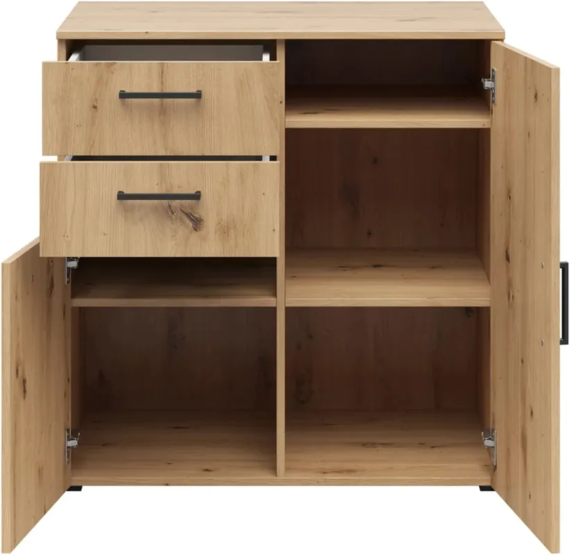 Komoda MultiDo 80 cm se 2 skříňkami a 2 zásuvkami