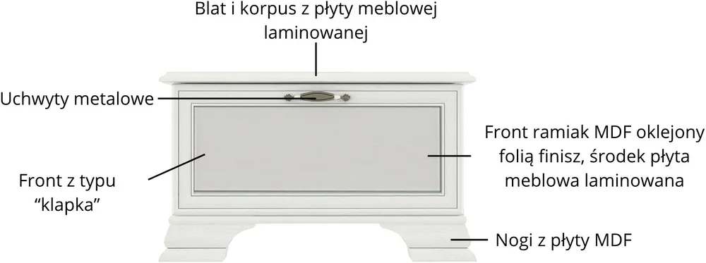 Szafka na buty Tiffany II