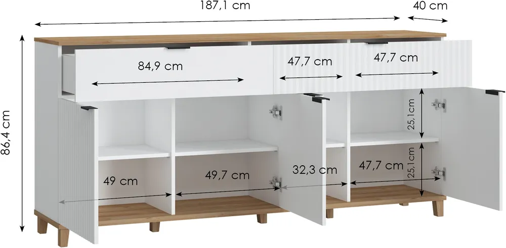 Komoda Seel 4D2S