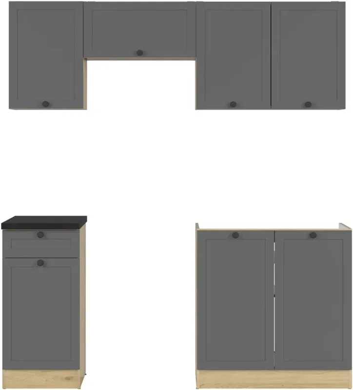 Kuchyňská linka Junona Line 180 cm s pracovní deskou