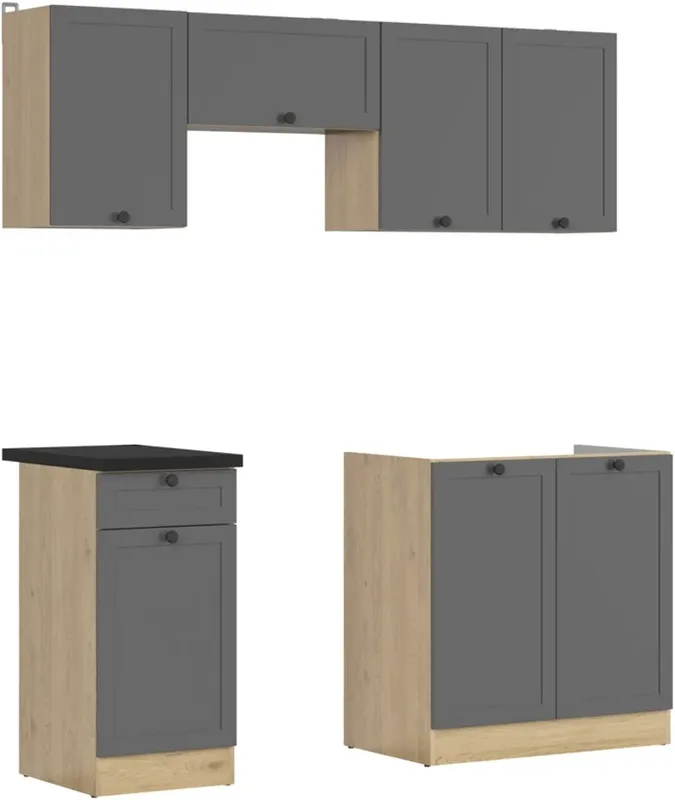 Kuchyňská linka Junona Line 180 cm s pracovní deskou