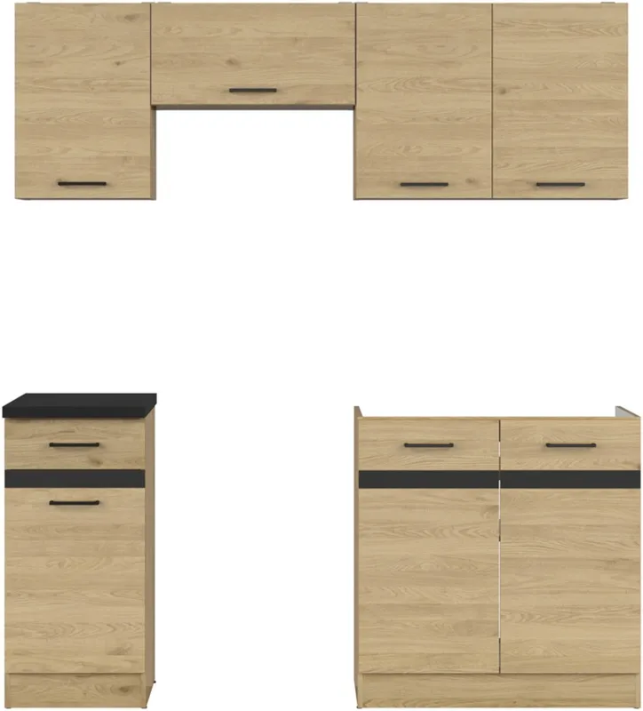 Kuchyňská linka Junona Line 180 cm s pracovní deskou
