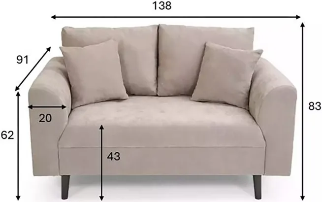 Sofa 2-osobowa Foster