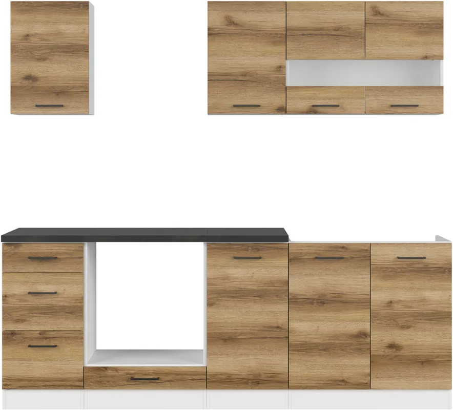 Komplet kuchenny Junona Line 220 cm z blatem
