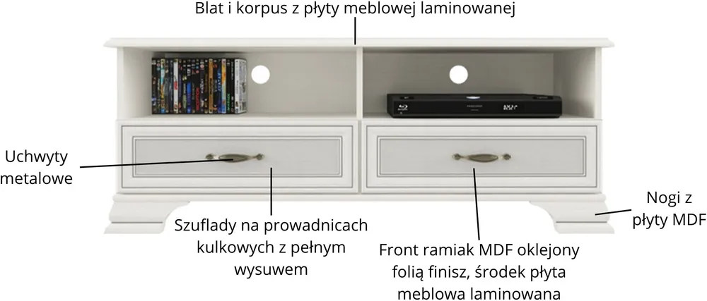 Szafka RTV Tiffany II