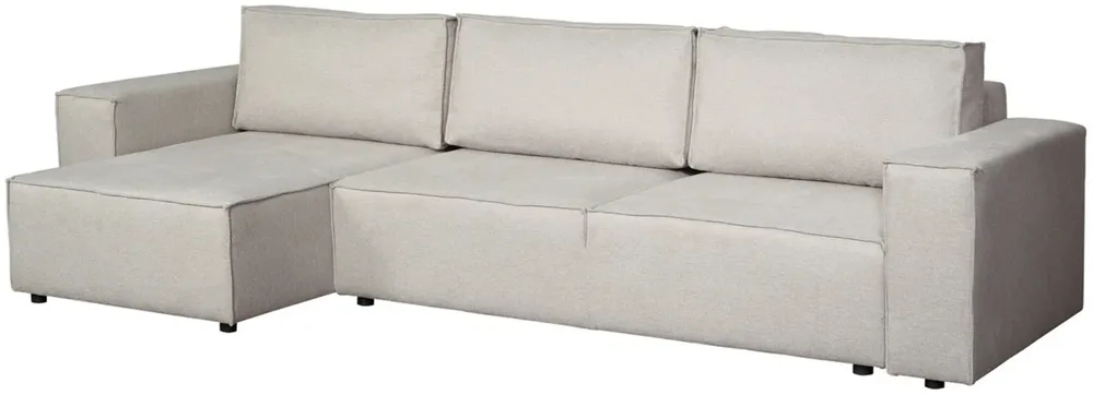Univerzálna rozkladacia rohová sedacia súprava Harper s úložným priestorom na posteľnú bielizeň