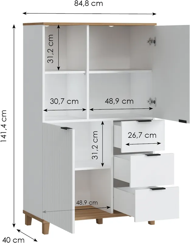 Komoda Seel 2D3S