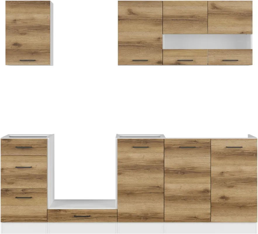 Komplet kuchenny Junona Line 220 cm bez blatu