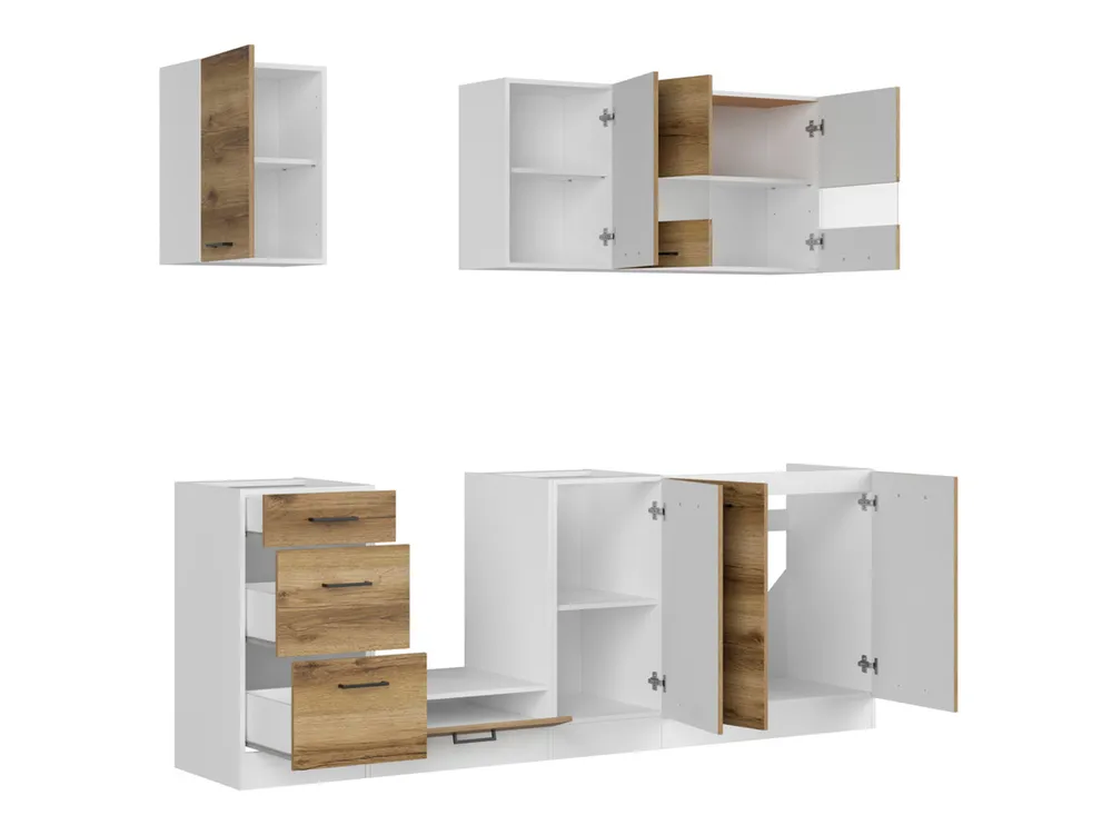 Komplet kuchenny Junona Line 220 cm bez blatu