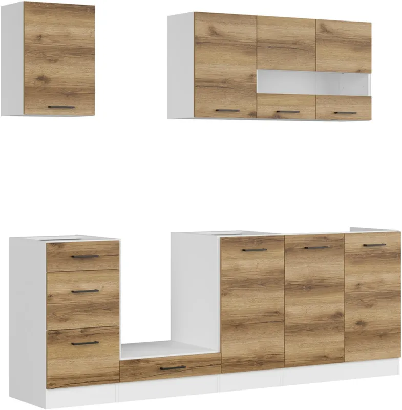 Kuchyňská linka Junona Line 220 cm bez pracovní desky