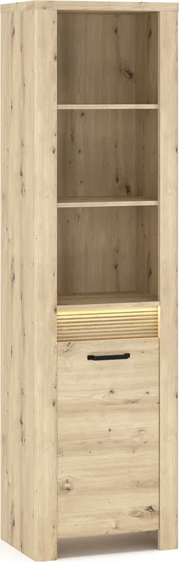 Otevřený regál Moris s osvětlením