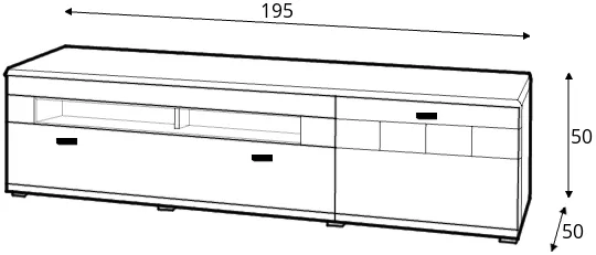 TV stolík Miro