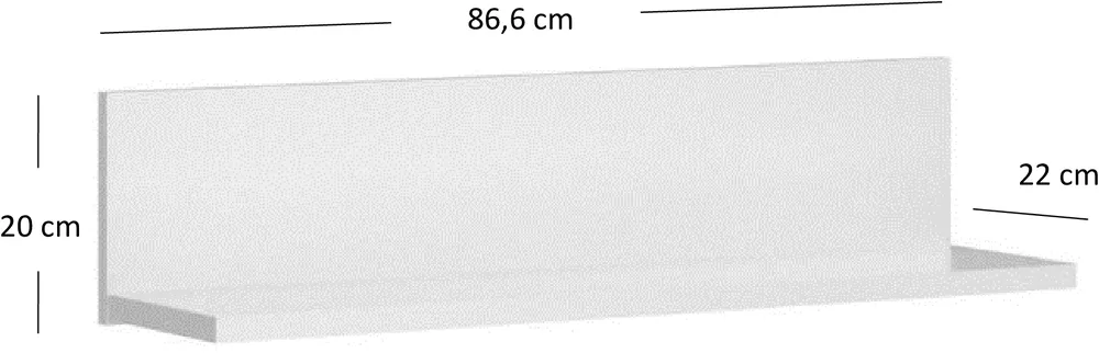 Półka Erden 90