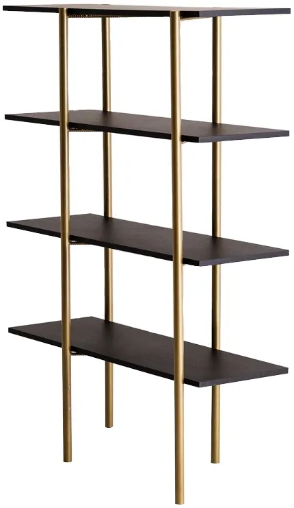 Regál Rave Solid Wood hnědý 110x35
