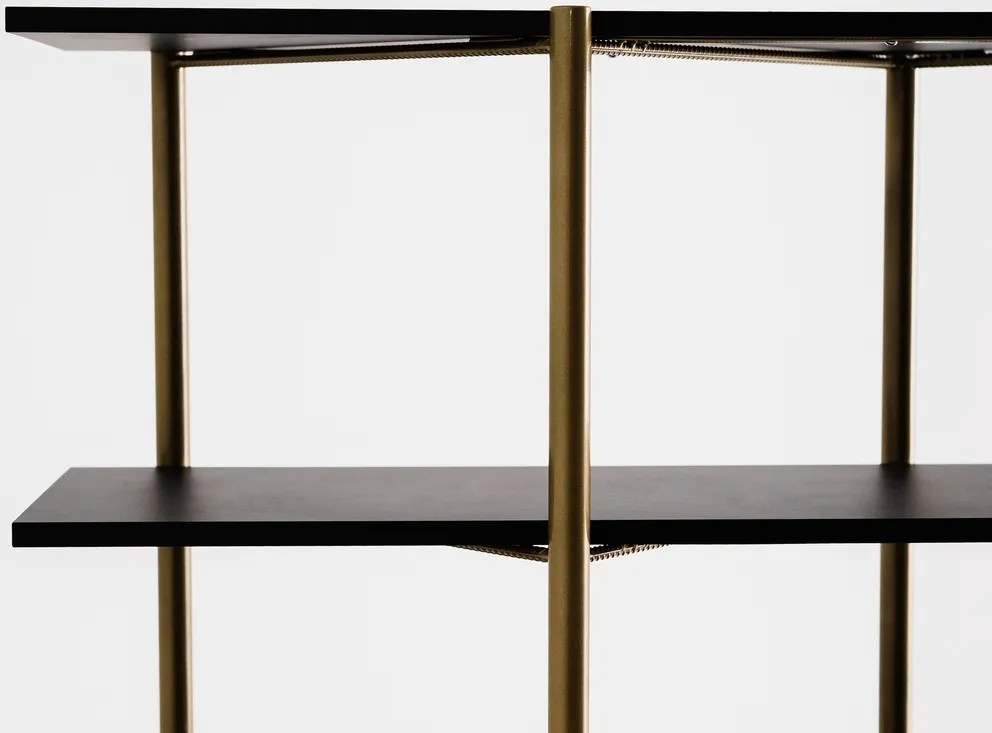 Regál Rave Solid Wood hnědý 110x35