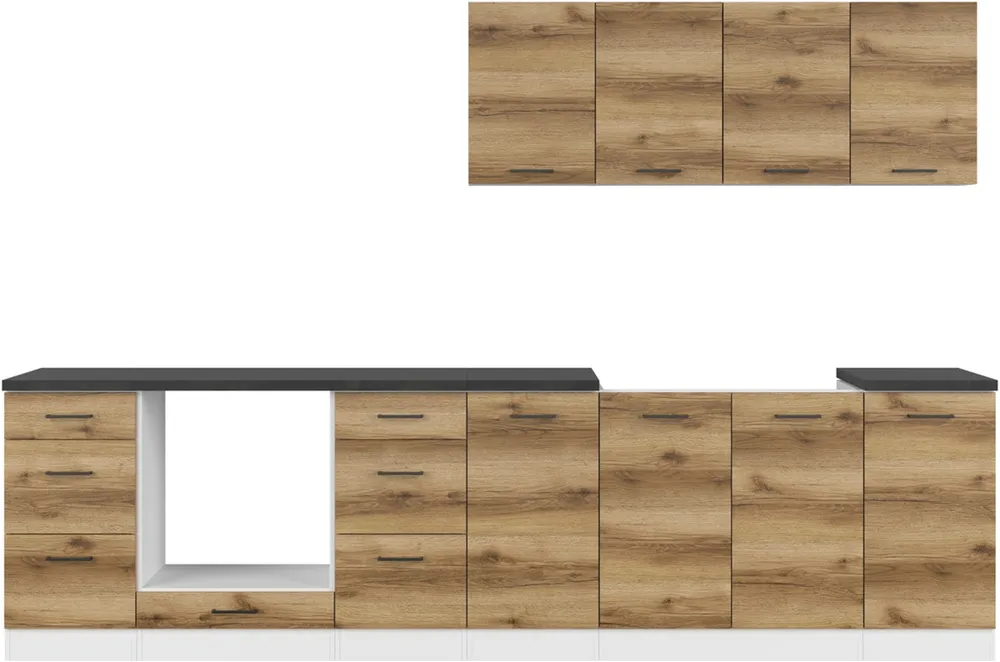 Kuchyňská linka Junona Line 300 cm s pracovní deskou