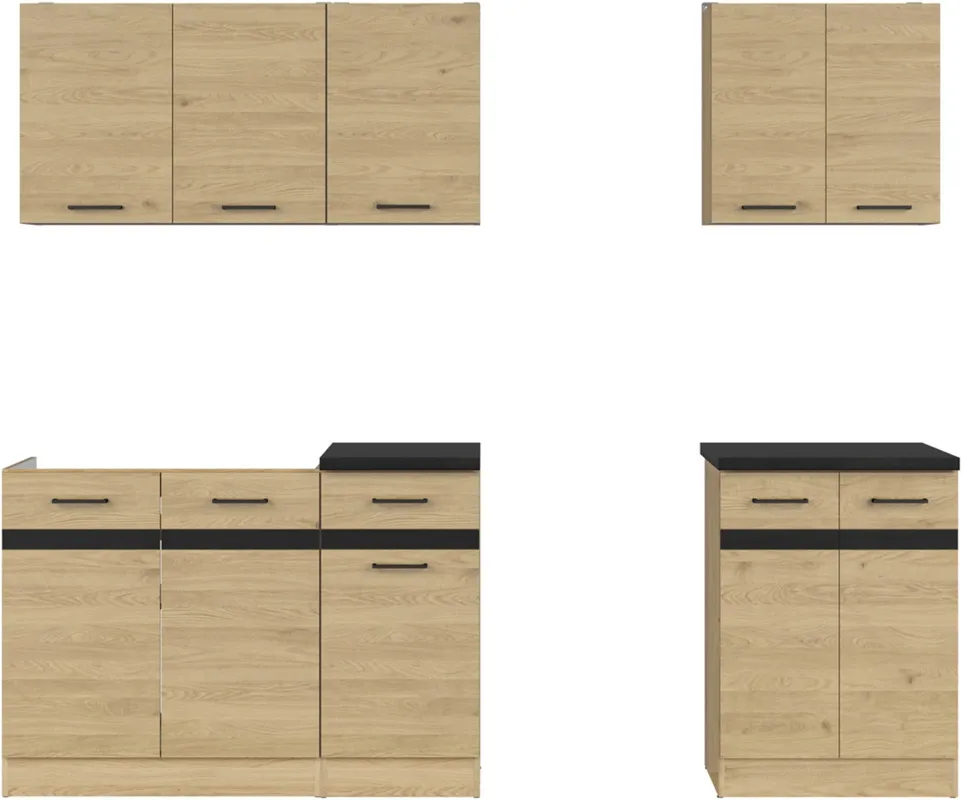 Kuchyňská linka Junona Line A 180 cm s pracovní deskou