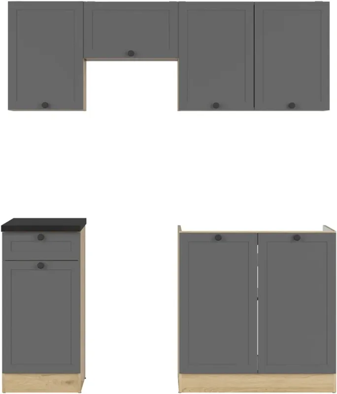 Kuchyňská linka Junona Line 170 cm s pracovní deskou
