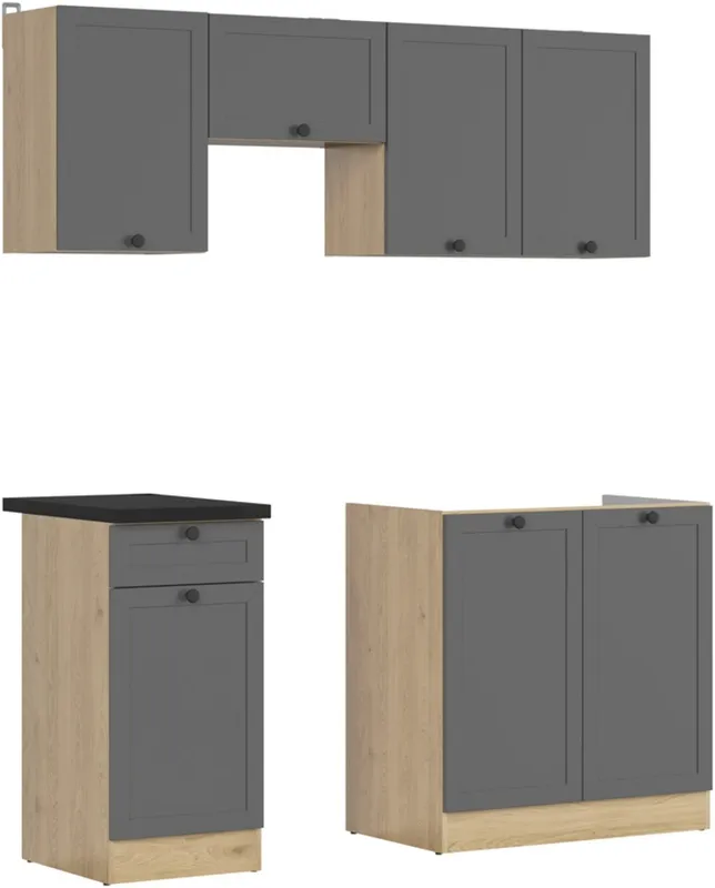 Komplet kuchenny Junona Line 170 cm z blatem