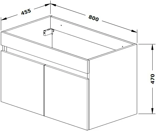 Szafka pod umywalkę Choice 80