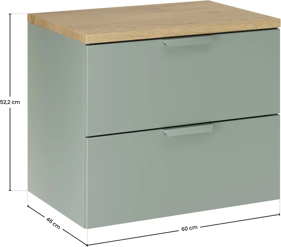 Szafka pod umywalkę Aster Green
