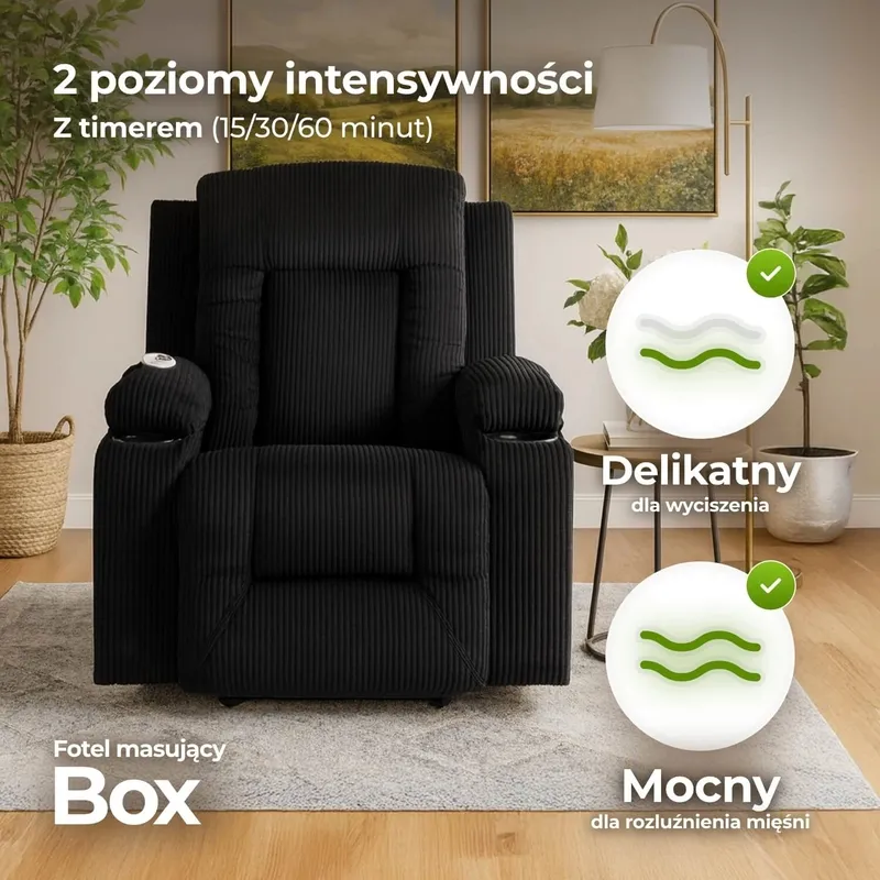 Fotel rozkładany Box