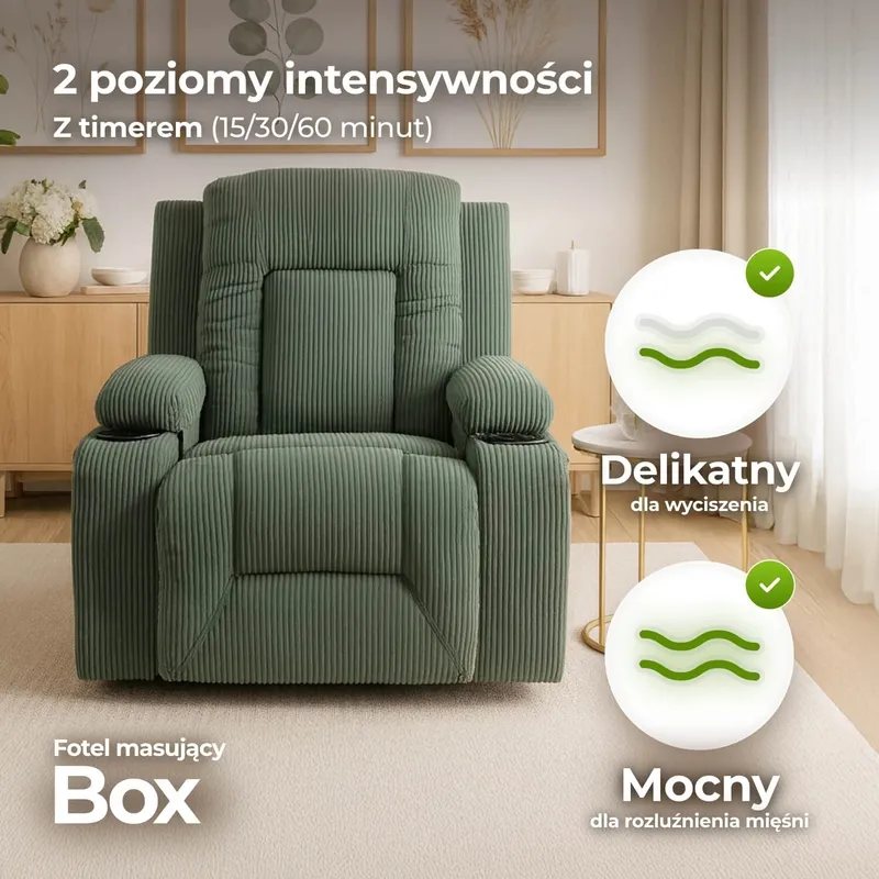 Fotel rozkładany Box