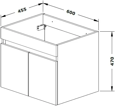 Skříňka pod umyvadlo Choice 60
