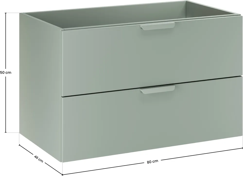 Szafka pod umywalkę Aster Green