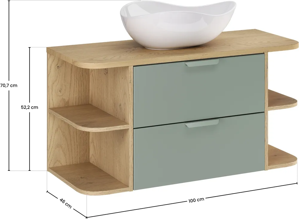 Zestaw mebli Aster Green