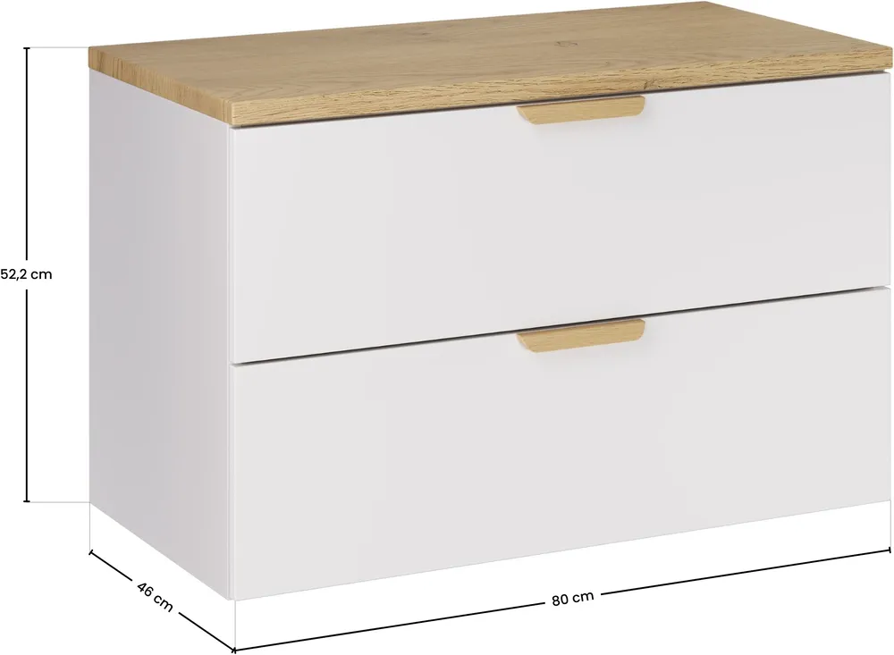 Szafka pod umywalkę Aster White