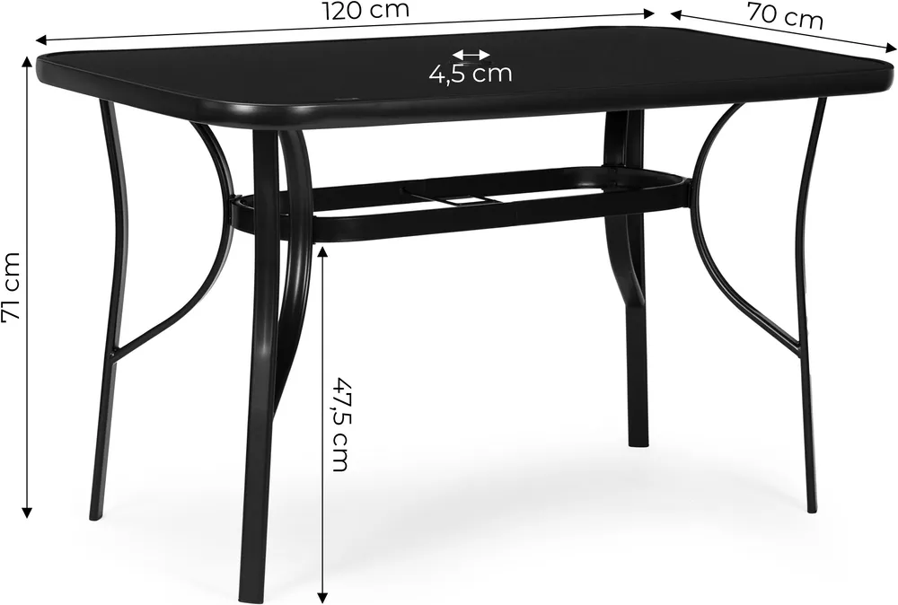 Stół ogrodowy Multigarden 120