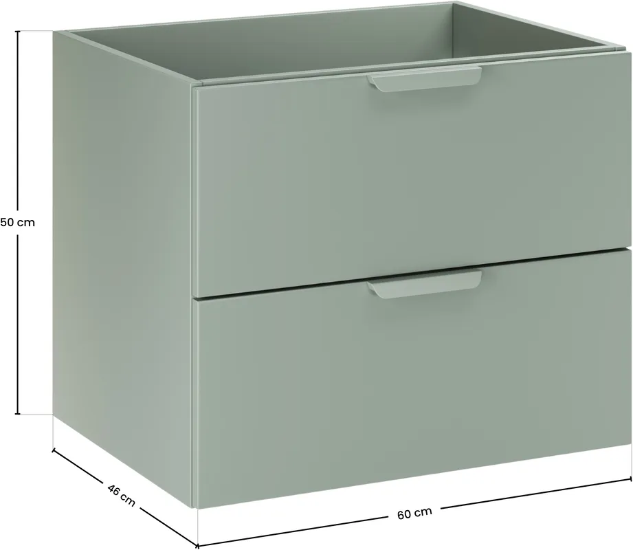 Szafka pod umywalkę Aster Green