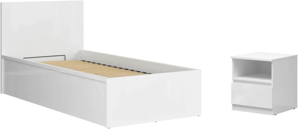 Postel do ložnice Tetrix 90 B s nočním stolkem