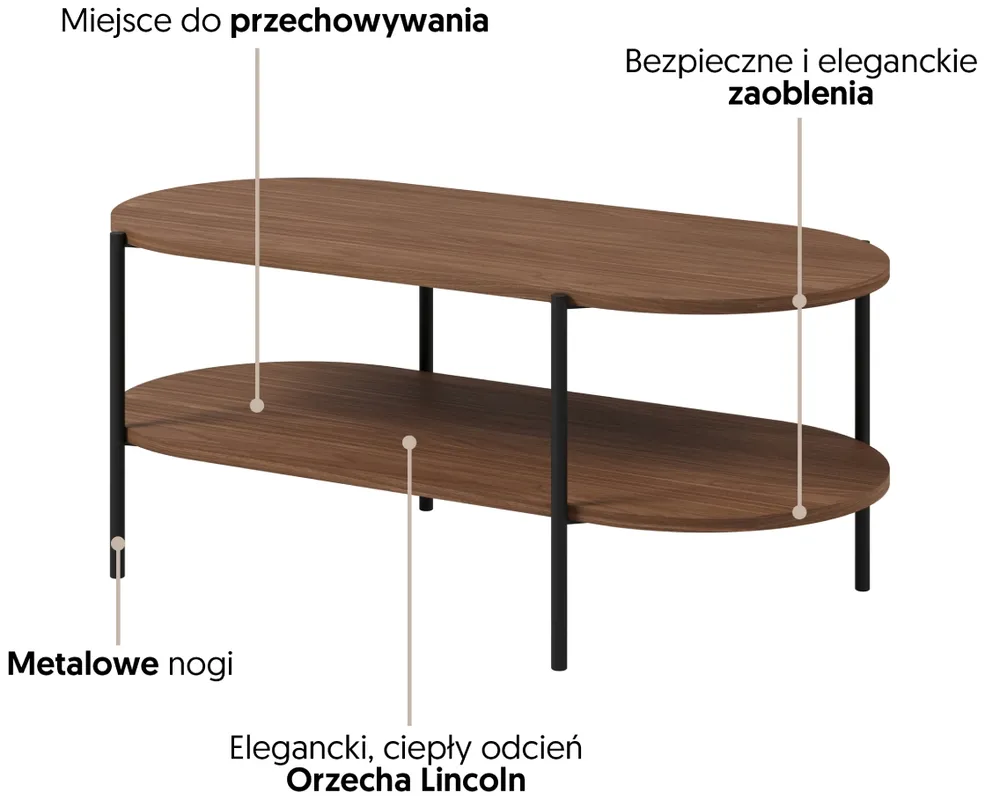Odkladací stolík Cavo