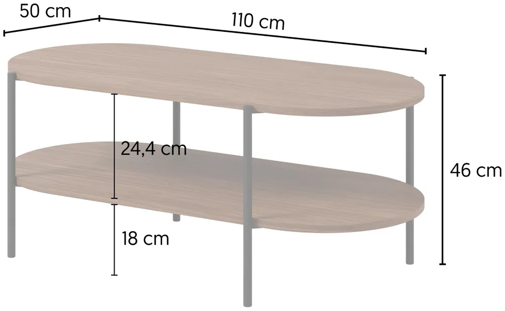 Odkladací stolík Cavo