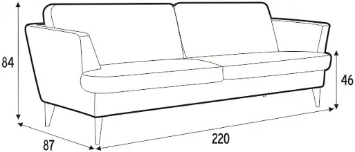 Sofa 3-osobowa Timjan