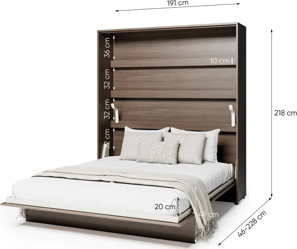 Sklápacia posteľ Vertikálna 180 Bed Concept