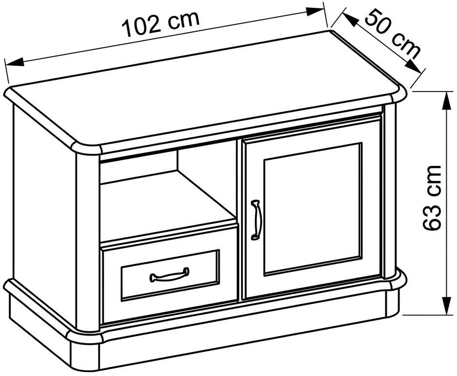 TV stolík Bawaria