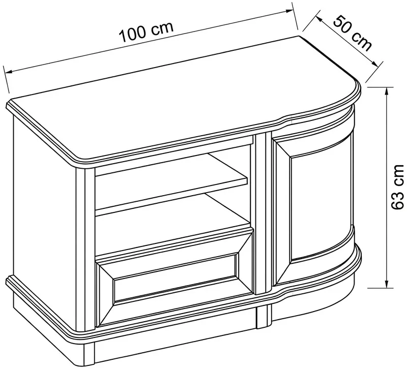 TV stolík Wersal