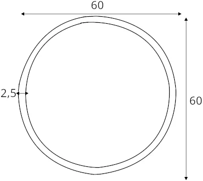 Lustro Orandiu L 60