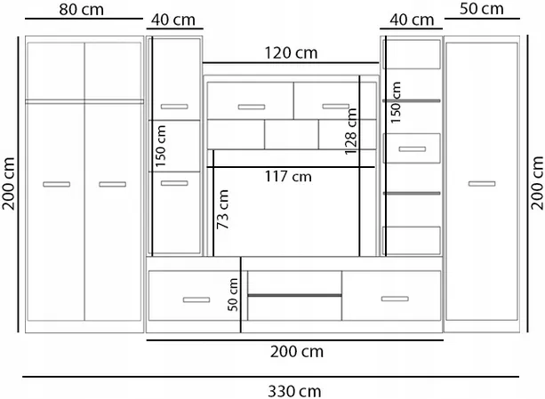 Meblościanka Dakota
