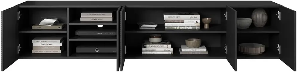 Závěsný TV stolek Asha 200 cm