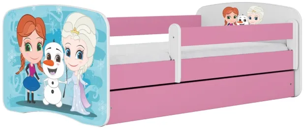 Łóżko Babydreams 140 z szufladą i materacem
