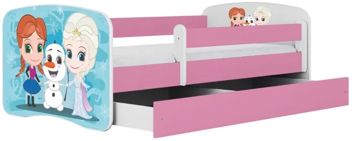 Łóżko Babydreams 140 z szufladą i materacem