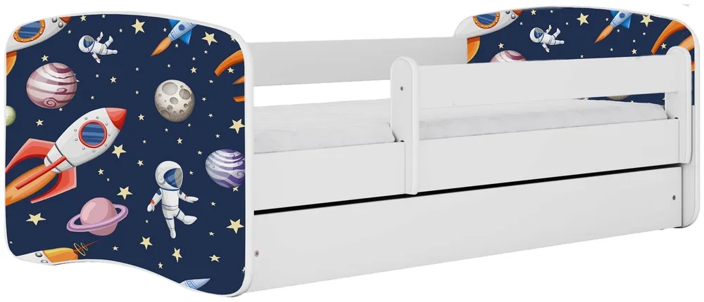 Łóżko Babydreams 140 z szufladą i materacem