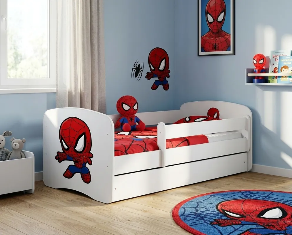 Łóżko Babydreams 140 z szufladą i materacem