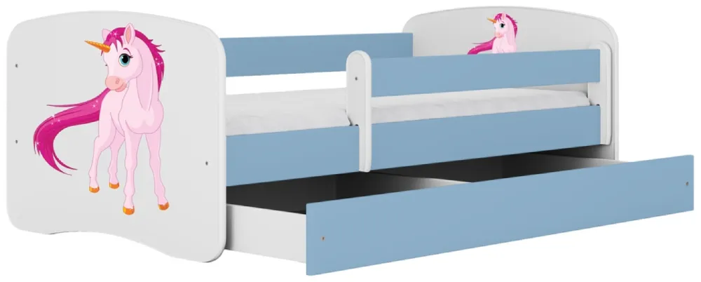 Łóżko Babydreams 140 z szufladą i materacem