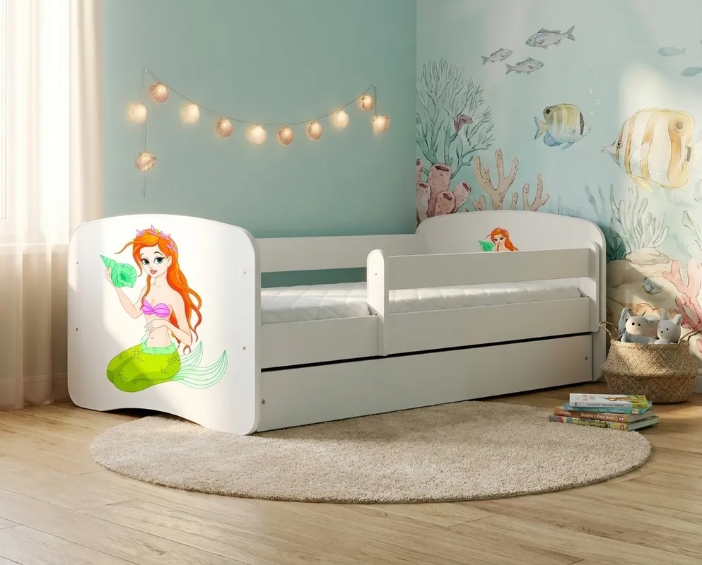 Łóżko Babydreams 140 z materacem lateksowym